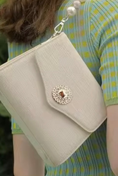 Large Rhinestone Purse Lock