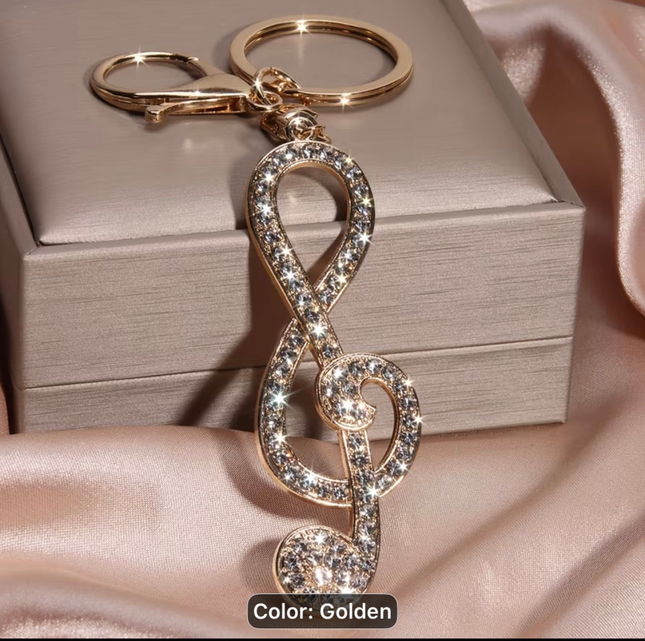 Musical Note Bag Bling in 2 colors