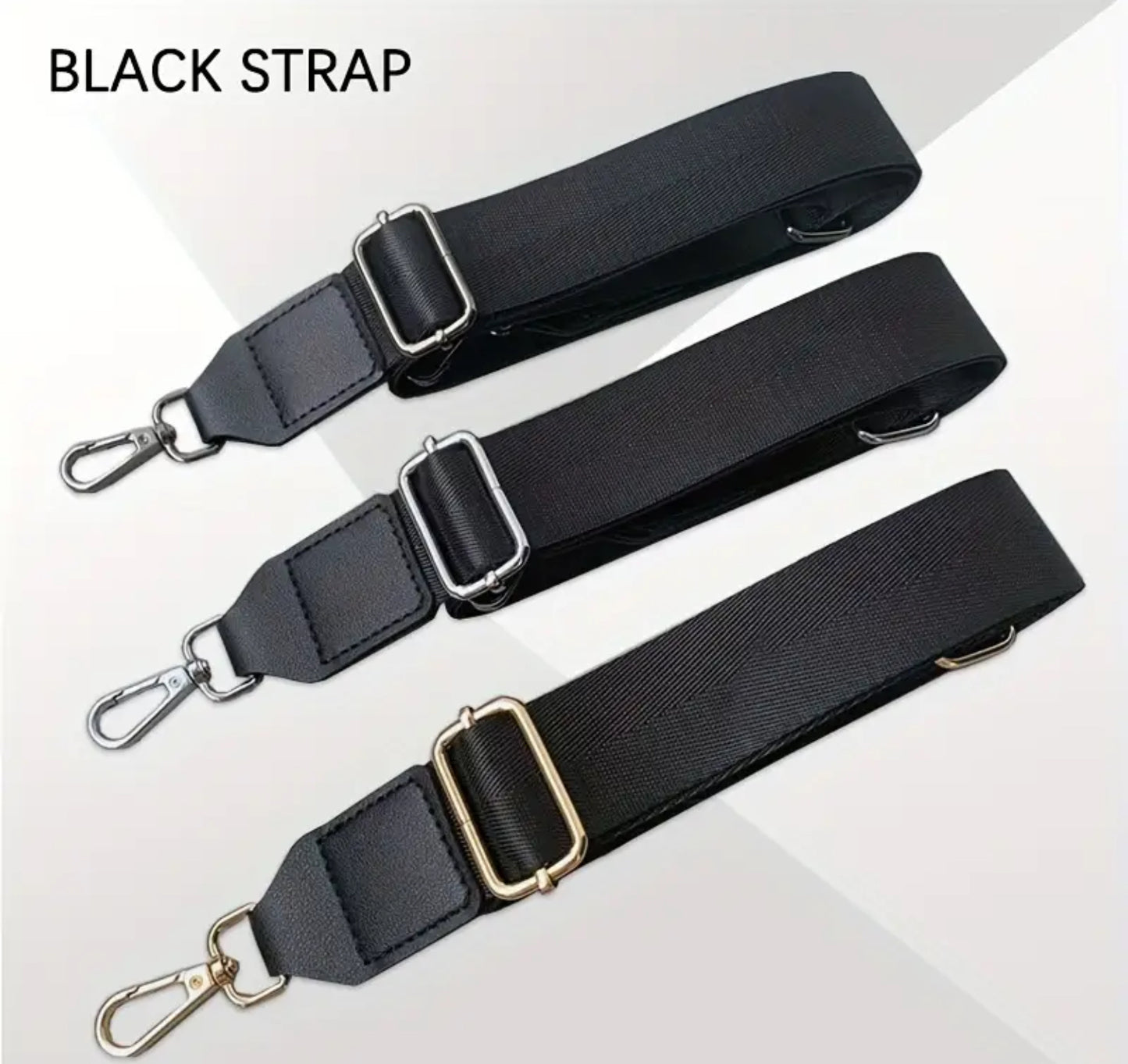 Premade Crossbody Strap Black