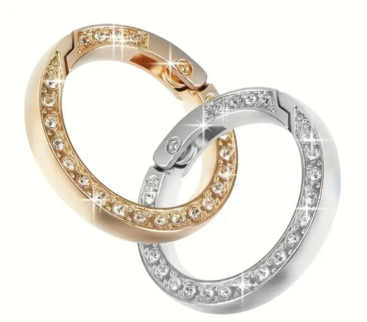 Rhinestones Gate Ring