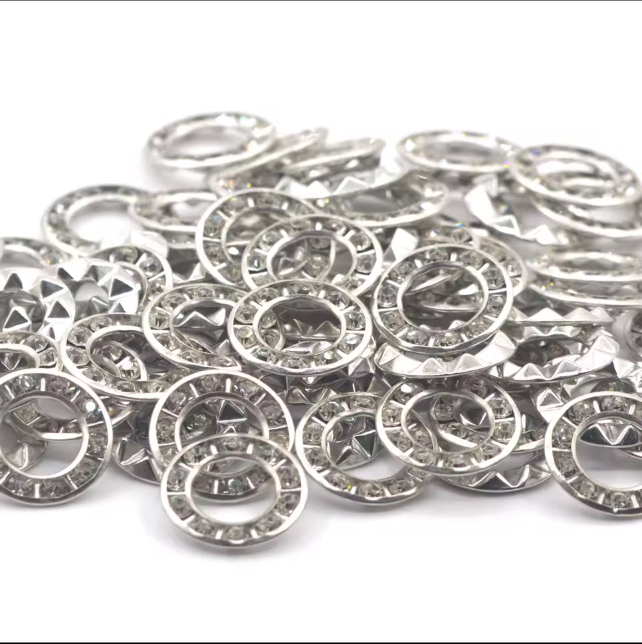 22mm Rhinestone Grommet