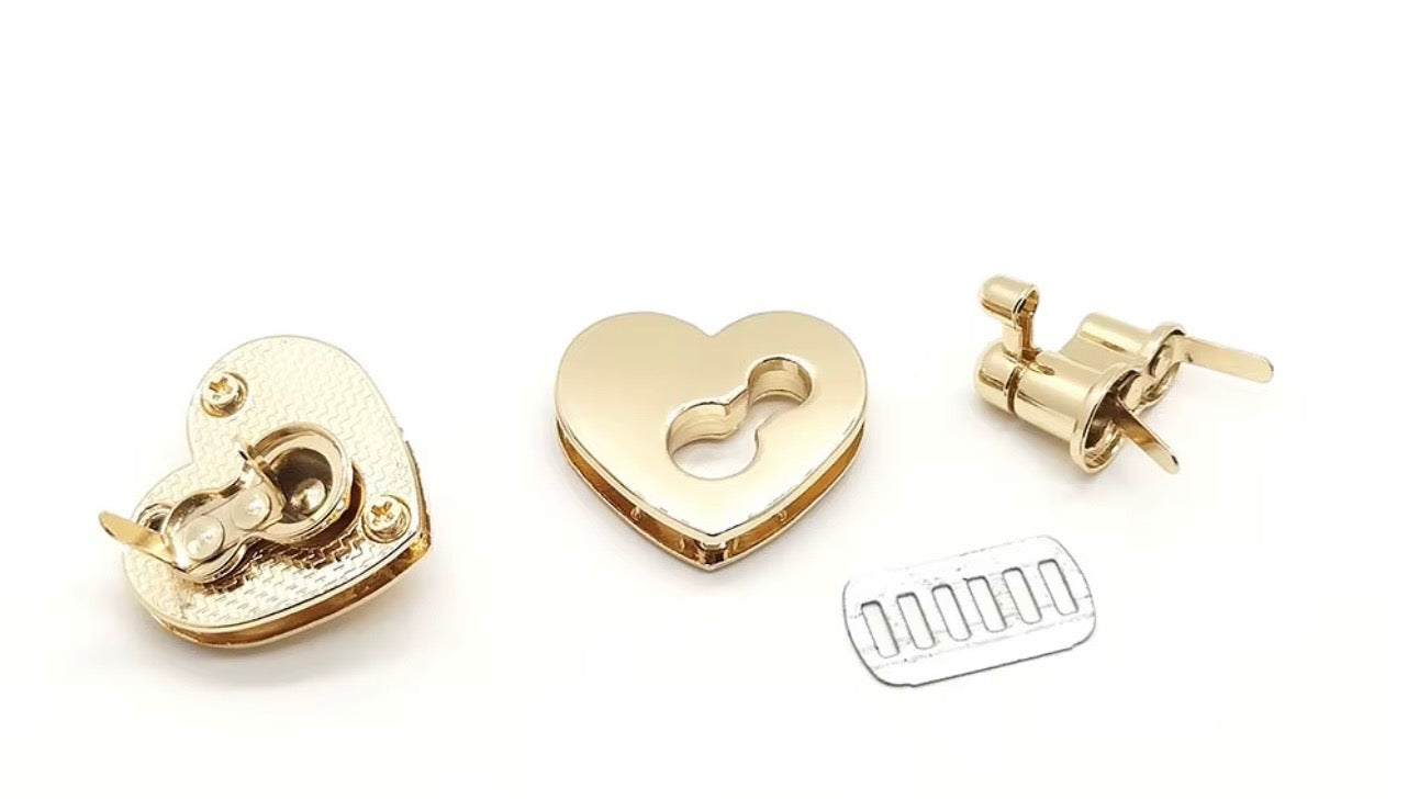 Heart shaped turn lock