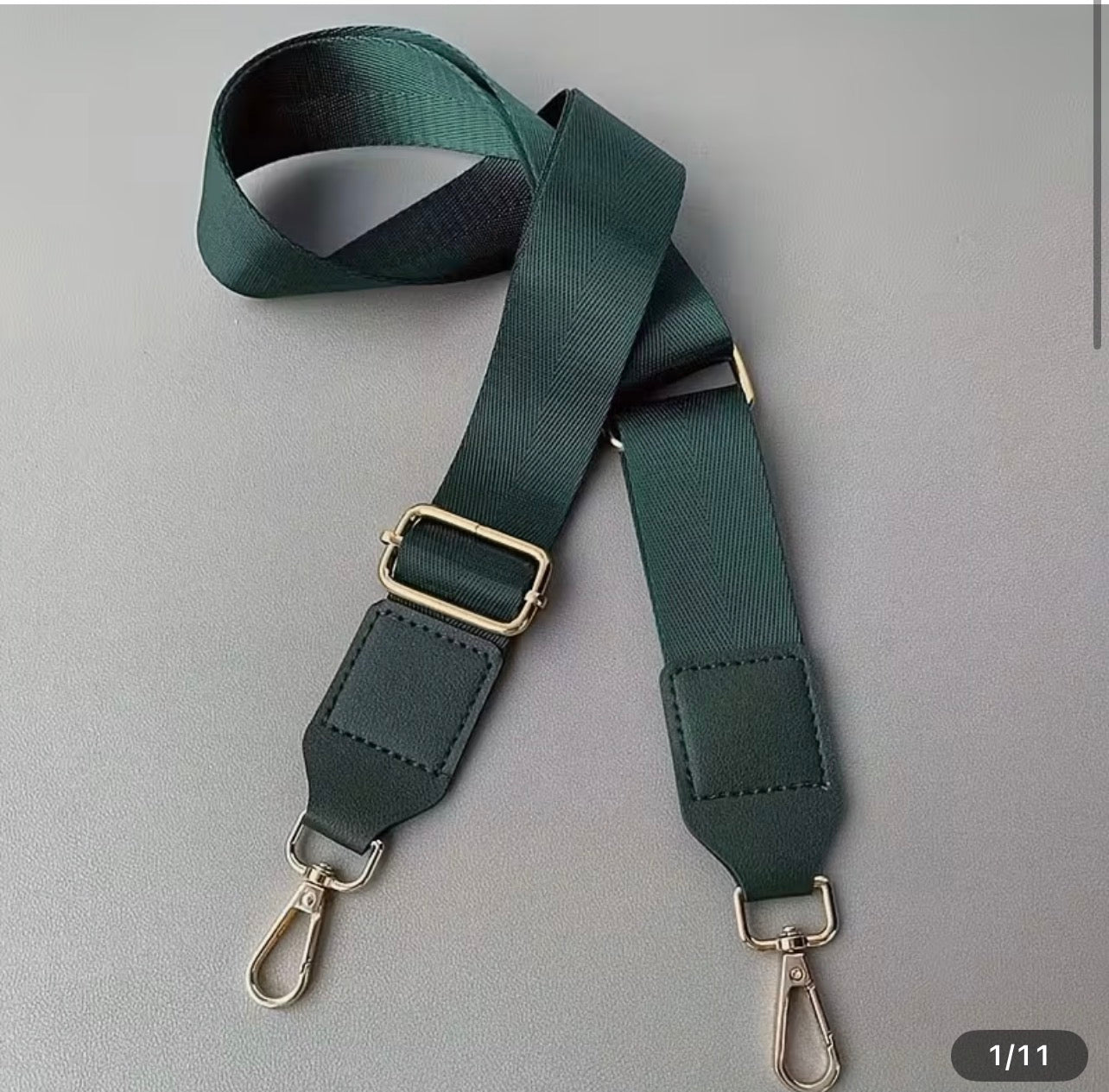 Hunter Green Crossbody Strap
