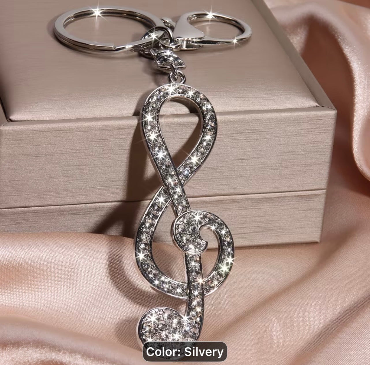 Musical Note Bag Bling in 2 colors