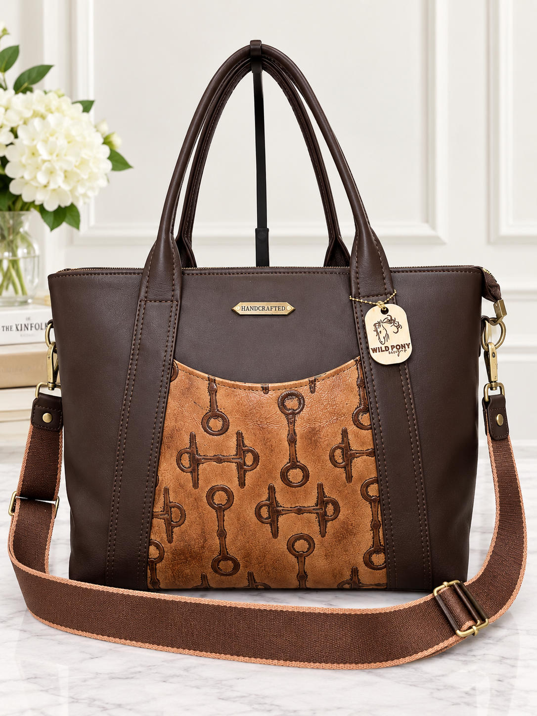 Equestrian Themed Oxbow Tote