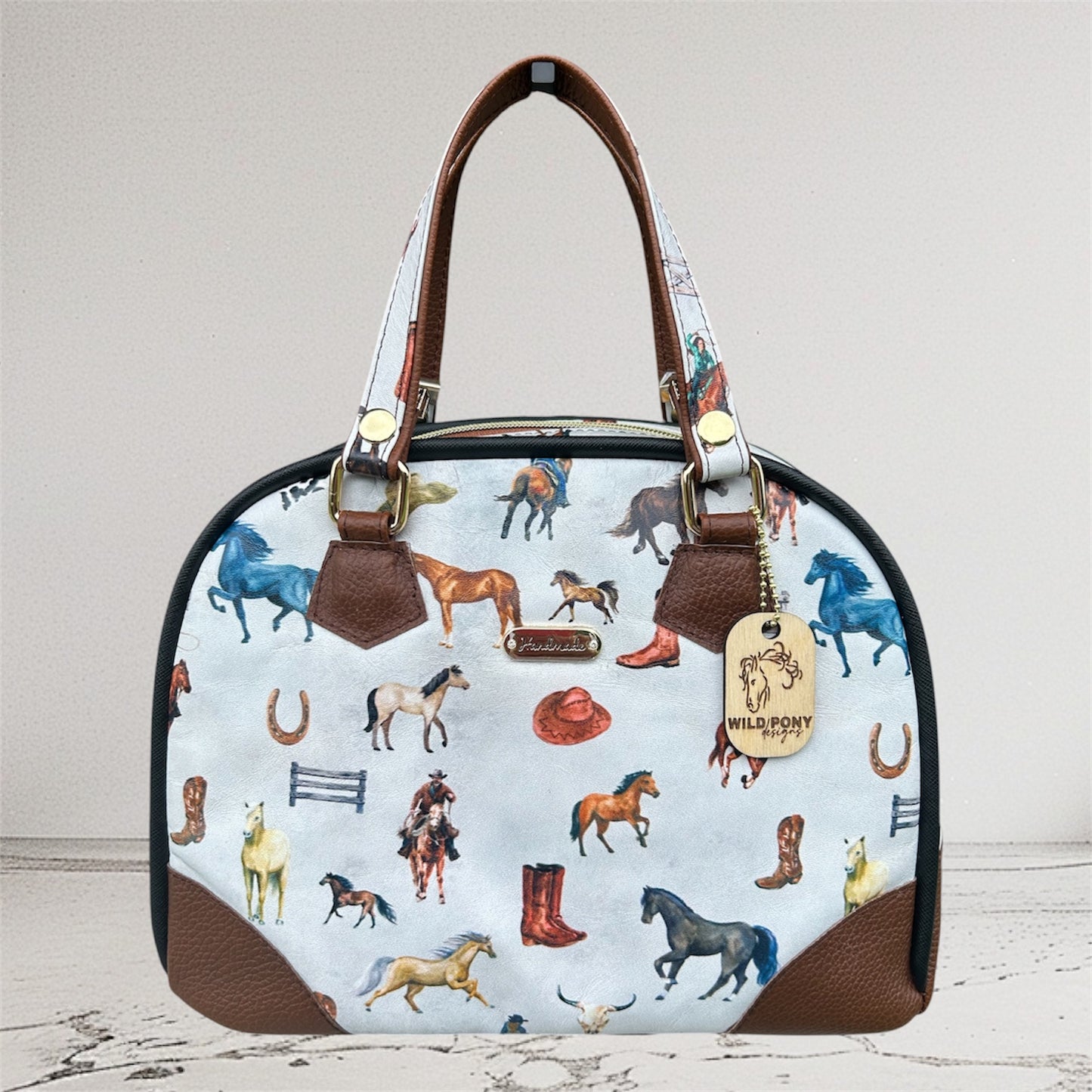 Bowler Bag in Leather